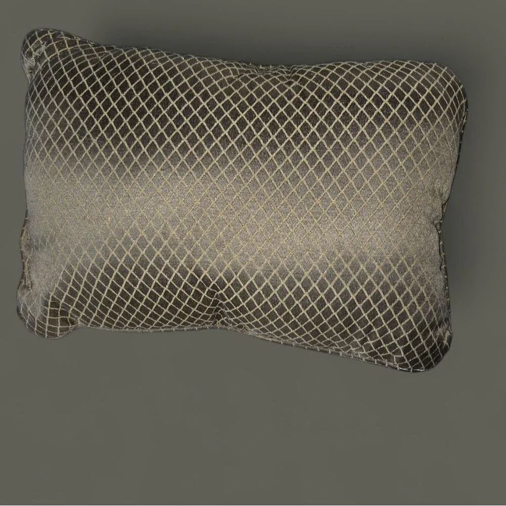 J. Queen New York Elegant Decorative Pillow with Intricate Design